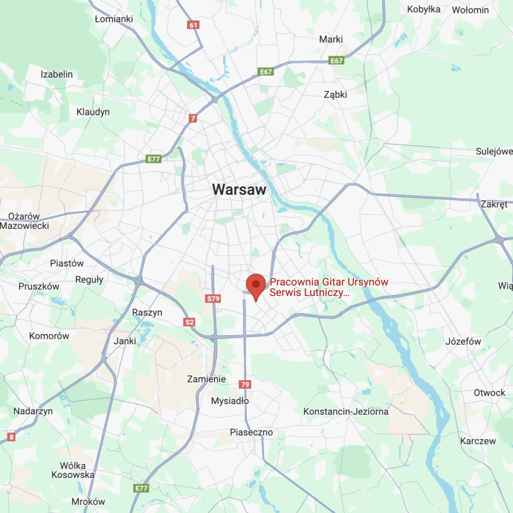 pracownia gitar mapa